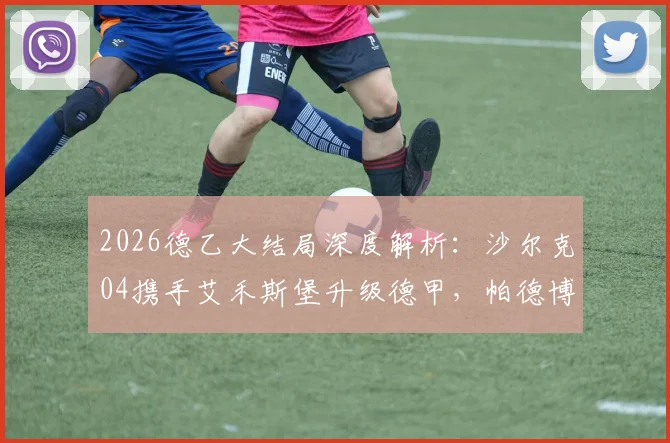 2026德乙大结局深度解析：沙尔克04携手艾禾斯堡升级德甲，帕德博恩附加赛命运如何？