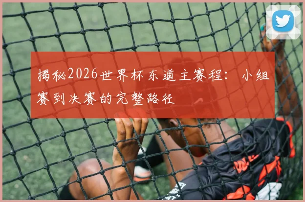 揭秘2026世界杯东道主赛程：小组赛到决赛的完整路径